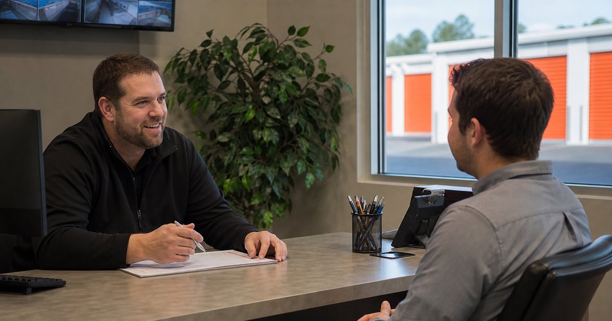 When should a storage facility start a waitlist instead of turning people away?